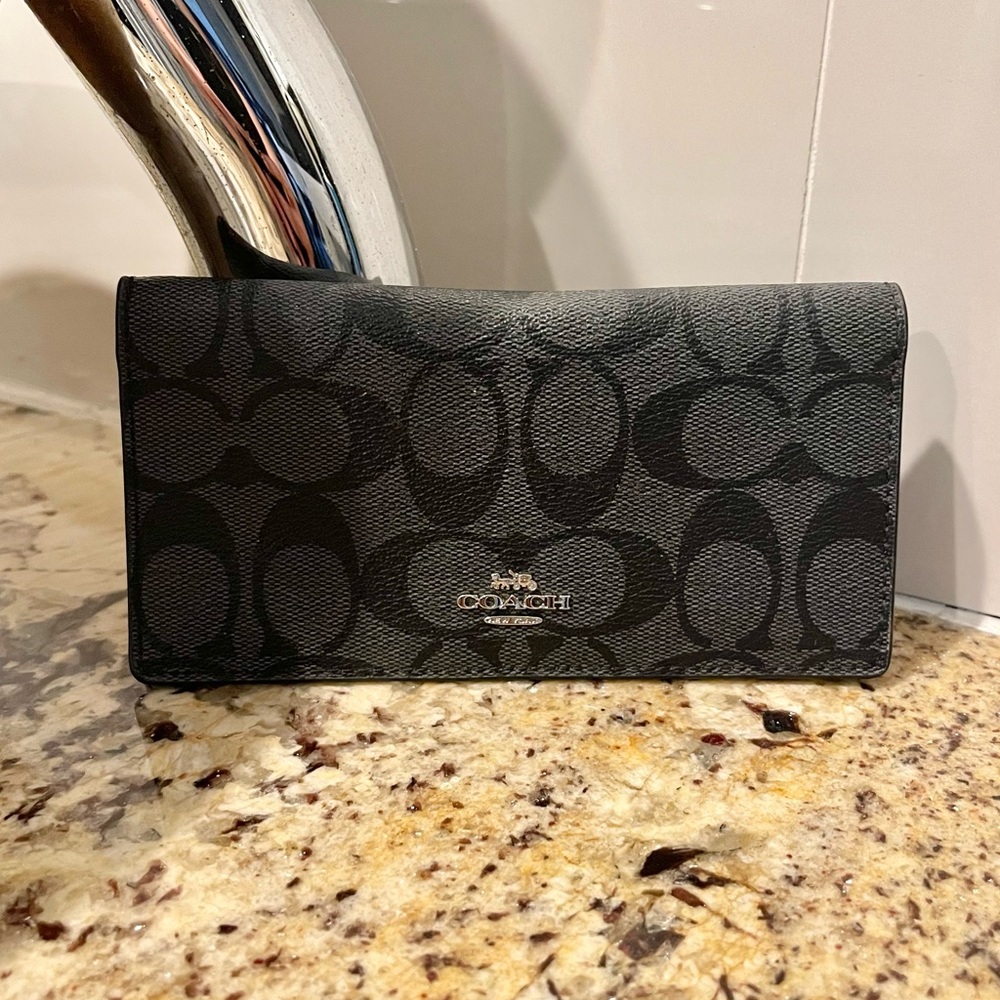 Coach black wallet